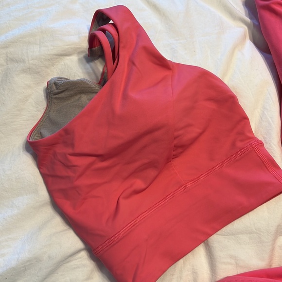 Lululemon Free to be Serene Long Line Bra 14 Guava Pink - Picture 4 of 4